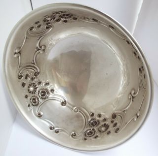 STUNNING LARGE HEAVY 544g ENGLISH ANTIQUE 1913 STERLING SILVER FRUIT BOWL 8