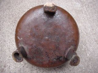 Antique Chinese Bronze Censer Incense 3 Leg Foot China Asian Oriental Japanese 8