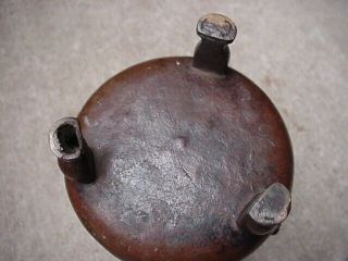 Antique Chinese Bronze Censer Incense 3 Leg Foot China Asian Oriental Japanese 9