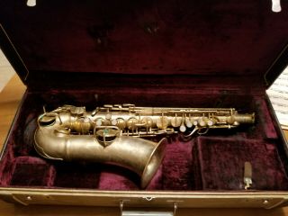 C.  G.  Conn Saxophone Elkhart Ind - In Case - Mop - Take A Look