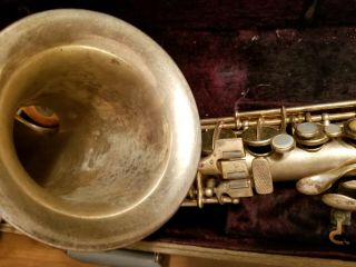 C.  G.  CONN SAXOPHONE ELKHART IND - IN CASE - MOP - TAKE A LOOK 8