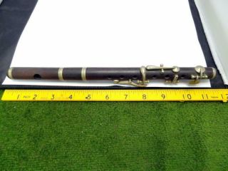 Antique HAWKES & SON PICCOLO SONOROUS EXCELSIOR CLASS 6 KEY WOODWIND INSTRUMENT 11