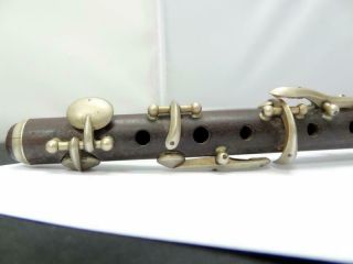 Antique HAWKES & SON PICCOLO SONOROUS EXCELSIOR CLASS 6 KEY WOODWIND INSTRUMENT 6