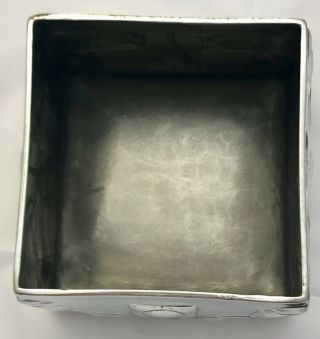 very fine liberty & co tudric pewter biscuit box by archibald knox 0194 5