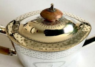 Very Fine Georgian Solid Silver Teapot London 1789 John Willis George III 10