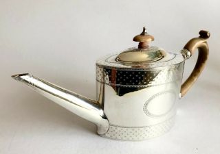 Very Fine Georgian Solid Silver Teapot London 1789 John Willis George III 8