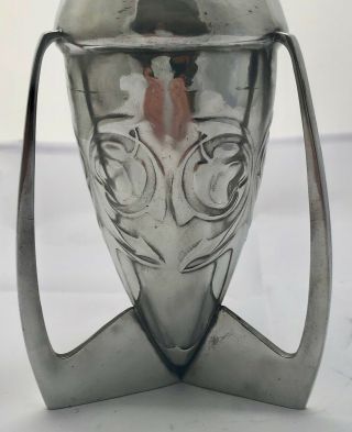 liberty & co tudric art nouveau pewter bomb vase archibald knox 0226 10
