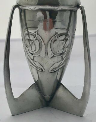 liberty & co tudric art nouveau pewter bomb vase archibald knox 0226 2
