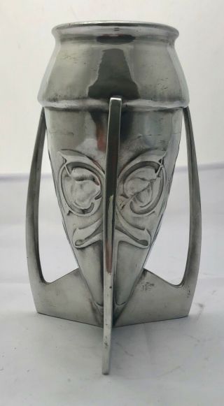 liberty & co tudric art nouveau pewter bomb vase archibald knox 0226 3
