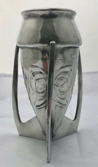 liberty & co tudric art nouveau pewter bomb vase archibald knox 0226 7