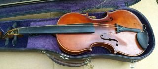 Antique Francois Guillmont 4/4 Violin & Case