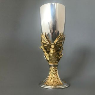 AURUM Silver ' St PAUL ' S CATHEDRAL ROYAL WEDDING ' Goblet 1981 - Charles & Diana 2