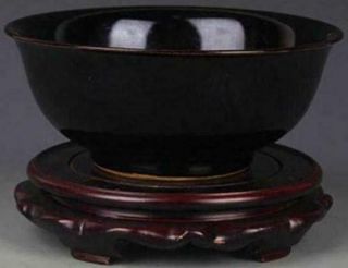 Fine Antique Chinese Black Color Glazed Porcelain,  Ming Dynasty.
