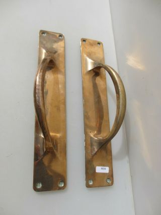 Antique Bronze Door Handles Shop Pulls Cinema Vintage Old Pub Copper 12 