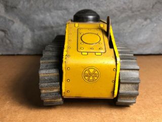 Vintage Marx Toys | Tin Wind Up Toy Tank | US Tank Co No 4 | Motor 5