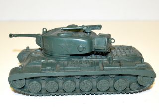 Vintage 1960s Marx Tank Battle Playset US Army Plastic No.  51 Tank 2