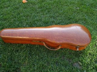 W.  E.  Hill & Sons Oak Violin Case