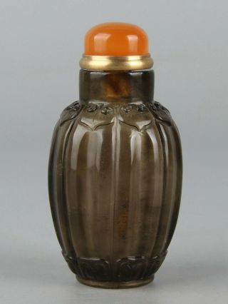 Chinese Exquisite Handmade crystal snuff bottle 2