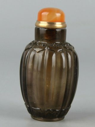 Chinese Exquisite Handmade crystal snuff bottle 3