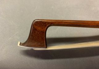 Violin bow branded A Nurnberger 6