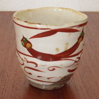 Japanese MINGEI Mashiko pottery YUNOMI Tea cup by Hidetake Takauchi 4