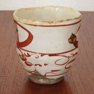 Japanese MINGEI Mashiko pottery YUNOMI Tea cup by Hidetake Takauchi 5
