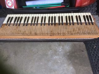 Antique Architectural Pump Organ Keyboard