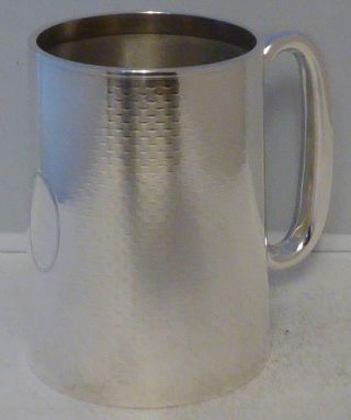 Finnigans Manchester 1912 Hallmarked Silver 1/2 Pint Tankard Christening Mug