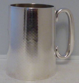 Finnigans Manchester 1912 Hallmarked Silver 1/2 Pint Tankard Christening Mug 3