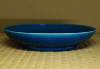 Chinese Ming Dynasty Blue Dragon Plate Dish 大明弘治年製銘 / W 22× H 4.  5[cm] 6