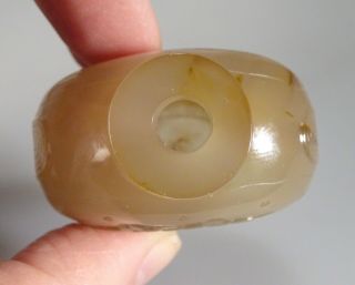 Chinese Carved Agate Snuff Bottle 9