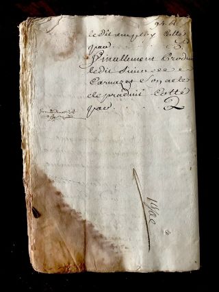 1700s Autographed and Handwritten Document 186 PAGES 6