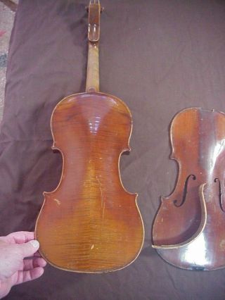 Antique SARASATE MADE IN GERMANY VIOLIN Needs Restore 4