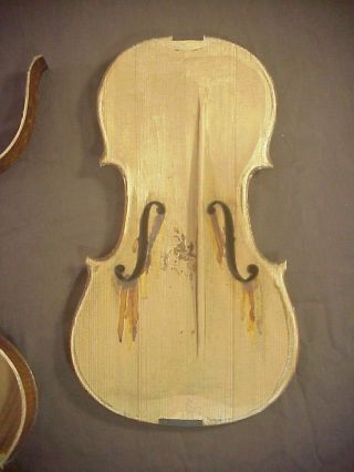 Antique SARASATE MADE IN GERMANY VIOLIN Needs Restore 9