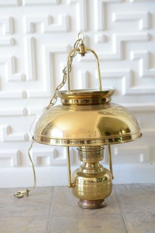 Large Brass Lantern Pendant Light,  vintage,  midcentury,  polished,  lighting 10