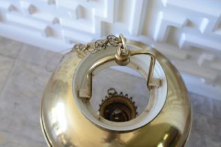 Large Brass Lantern Pendant Light,  vintage,  midcentury,  polished,  lighting 6