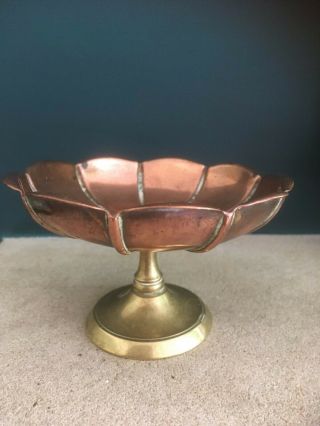 Copper & Brass W A S Benson Style Bowl