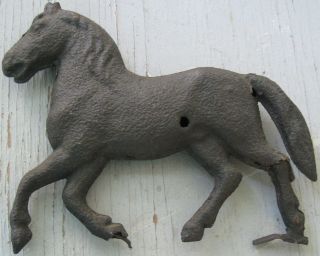 ANTIQUE WEATHERVANE/LIGHTNING ROD HORSE SMALL W/YEARS OF PATINA,  YET DESIRABLE 2