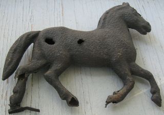 ANTIQUE WEATHERVANE/LIGHTNING ROD HORSE SMALL W/YEARS OF PATINA,  YET DESIRABLE 3