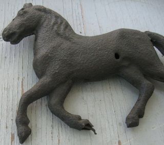 ANTIQUE WEATHERVANE/LIGHTNING ROD HORSE SMALL W/YEARS OF PATINA,  YET DESIRABLE 7