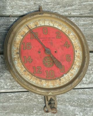 Vintage Hanging Produce Scale.  John Chatillon And Sons.  York 4