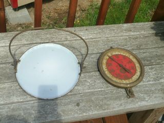 Vintage Hanging Produce Scale.  John Chatillon And Sons.  York 8