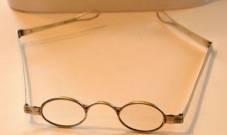Antique 18thc Sterling Silver Eyeglasses Spectacles Birmingham