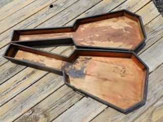 1800 ' s George S Bond Wood Parlor Guitar Case 2