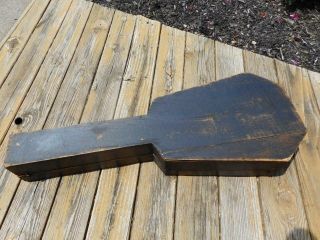 1800 ' s George S Bond Wood Parlor Guitar Case 3