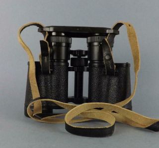 Russian Soviet BPC 5 8X30M Binocular in Leather Case circa 1995 10