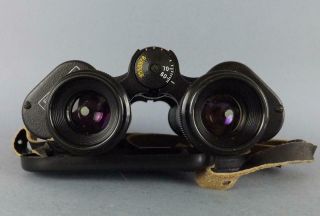 Russian Soviet BPC 5 8X30M Binocular in Leather Case circa 1995 7