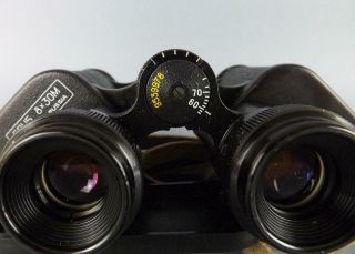 Russian Soviet BPC 5 8X30M Binocular in Leather Case circa 1995 9