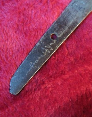 Antique Japanese TANTO Blade: Aikuchi : Signed: - Probably Koto or early Shinto 12