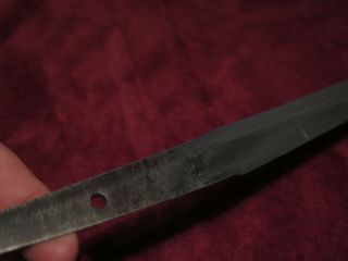 Antique Japanese TANTO Blade: Aikuchi : Signed: - Probably Koto or early Shinto 2